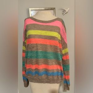 Madewell long sleeved sheer tee.